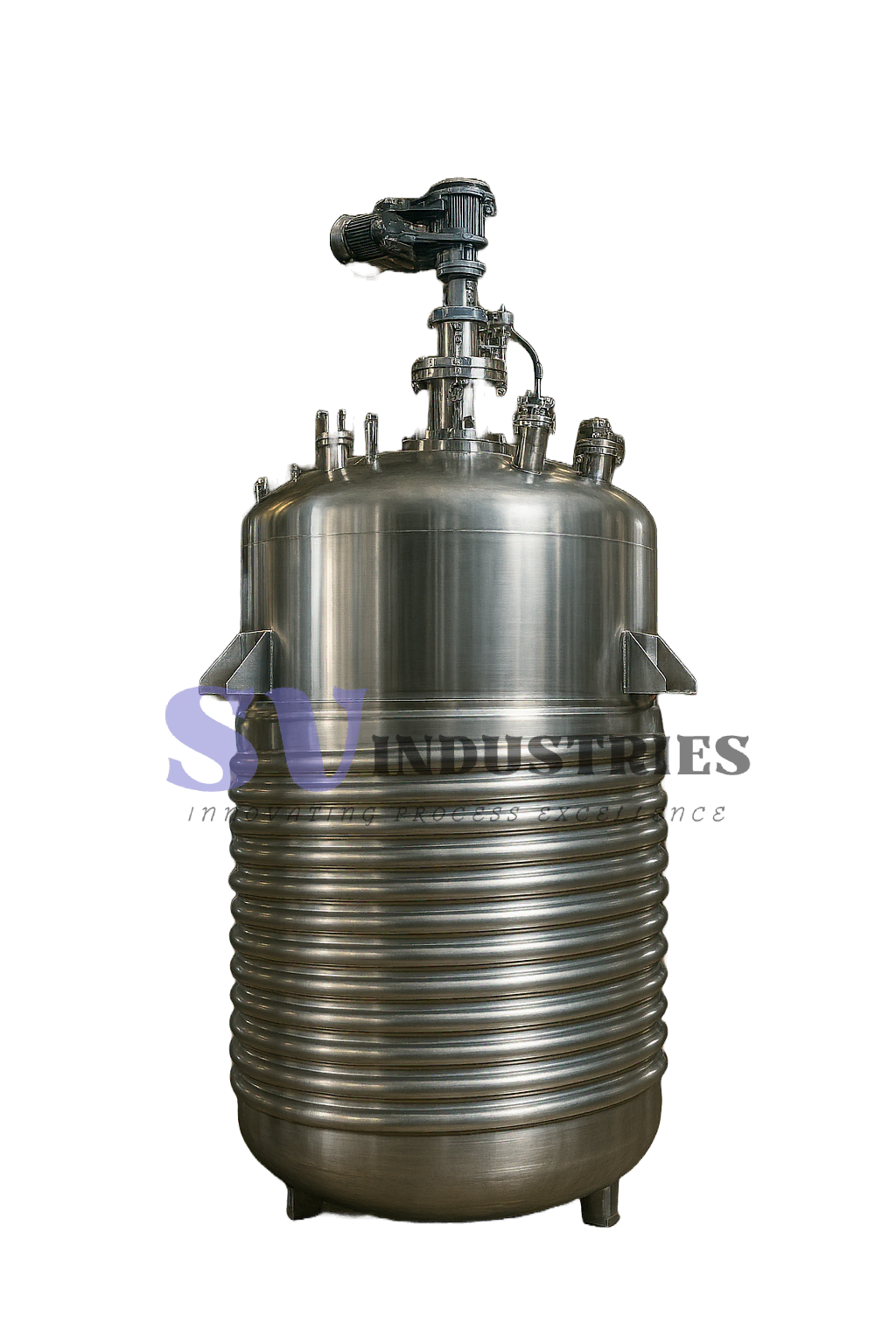 Limpet Coil Reactor Vessel Manufacturer in India | SS Process Equipment for Industrial Mixing