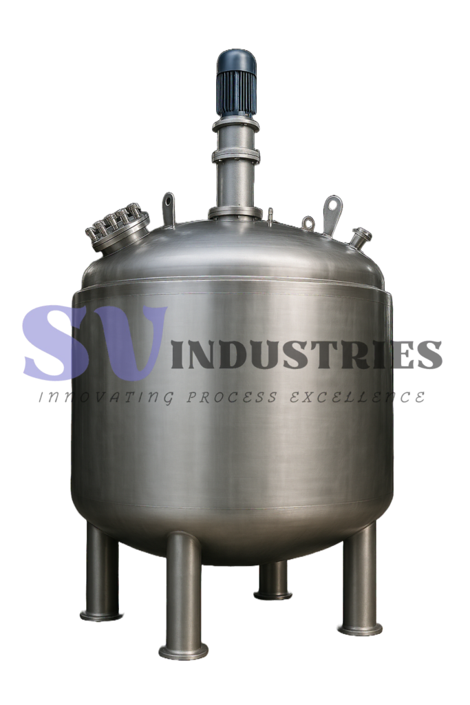 Chemical Reactor Vessel with External Jacket for Controlled Heating