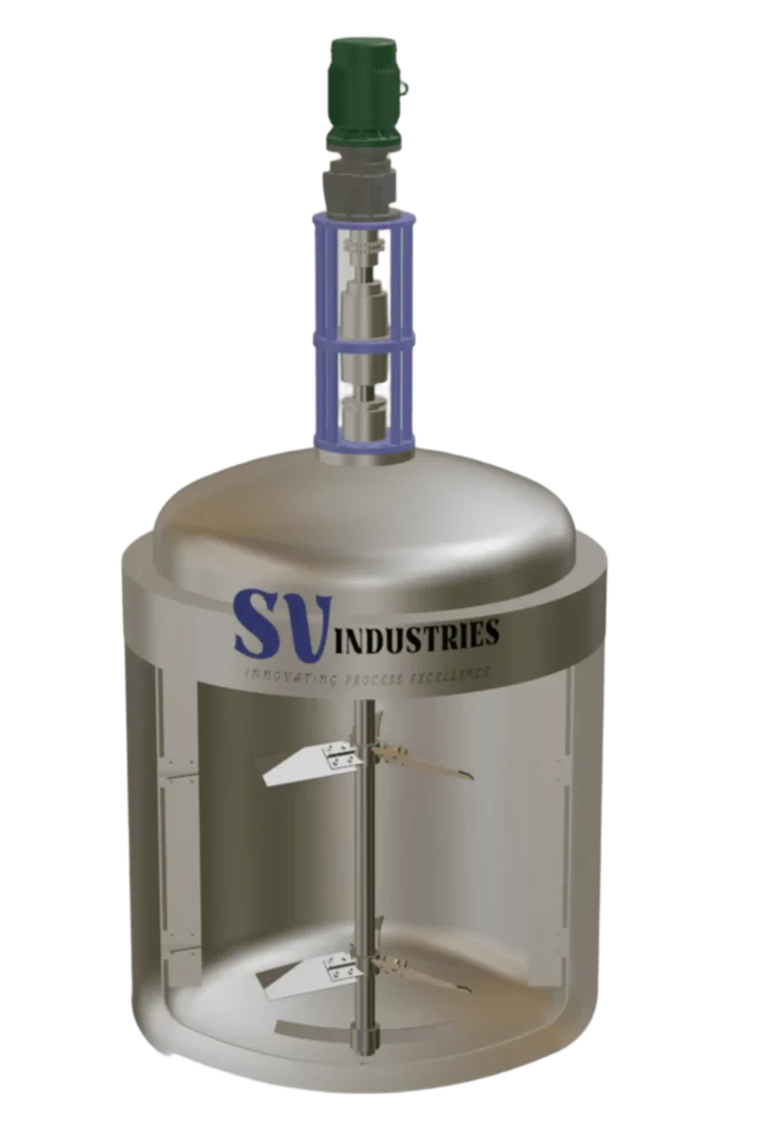 Stainless Steel Jacketed Vessel for industrial mixing and heating applications - SV Industries