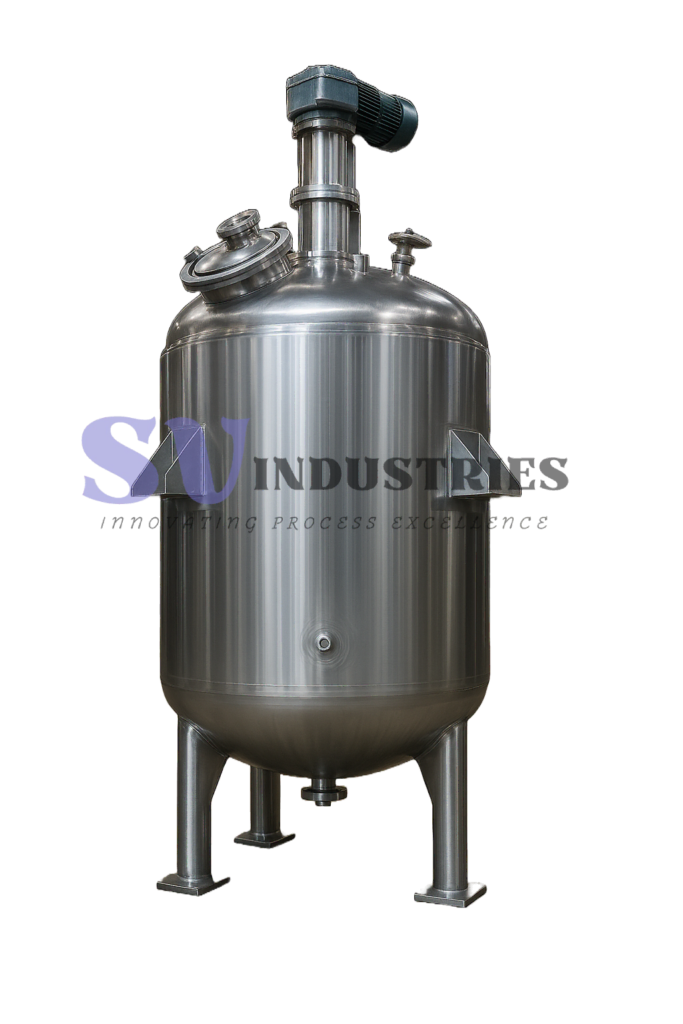 Stainless Steel Jacketed Reactor Vessel with Limpet Coil Design