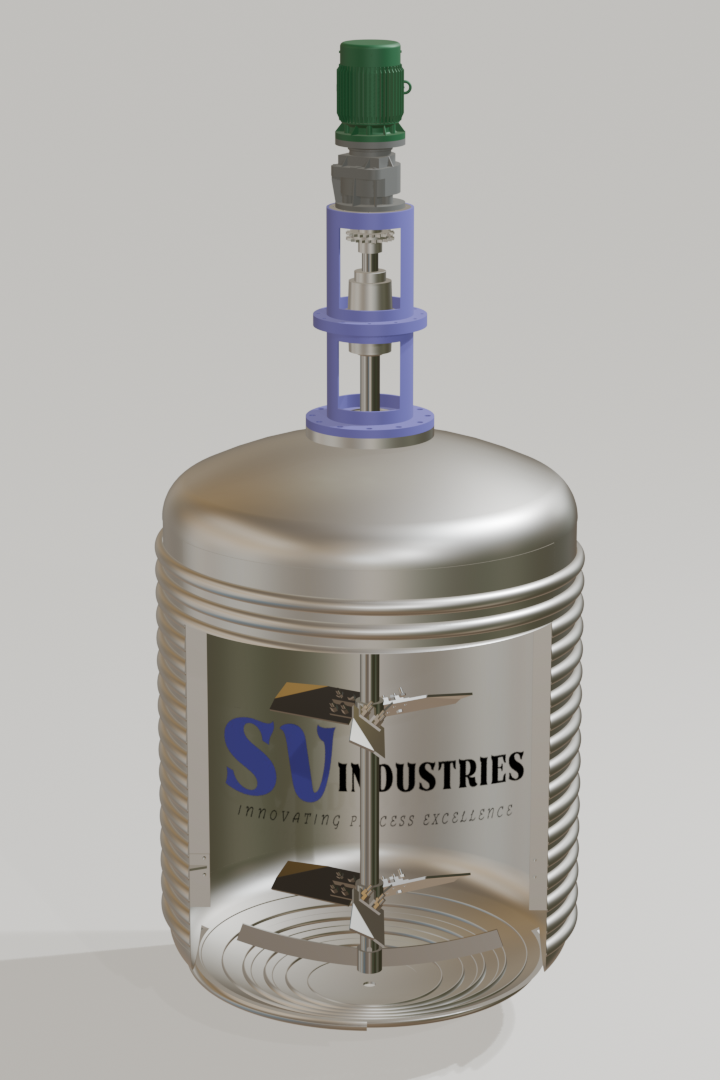 SS Limpet Reactor Vessel for Efficient Heating & Cooling in Chemical Processing
