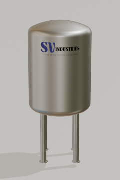 Industrial Storage Tank for Chemicals, Water, and Oil | Stainless Steel & MS Tank
